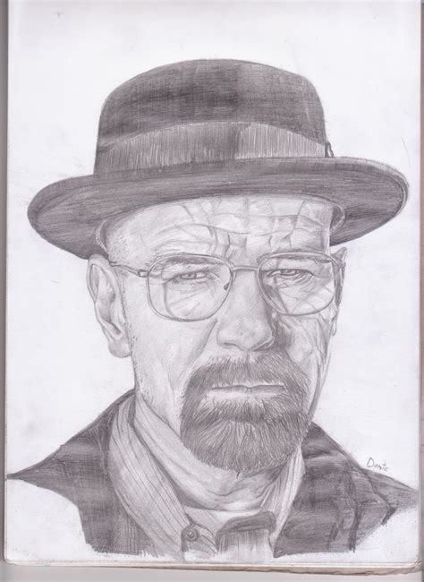 ArtStation - Heisenberg (Walter White) - pencil drawing