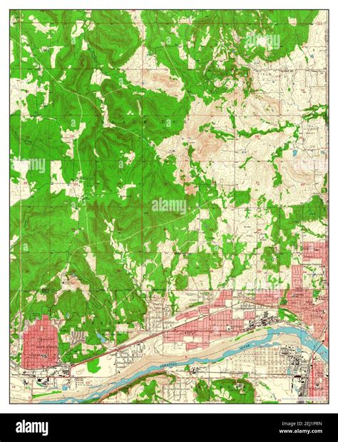 Map of sand springs hi-res stock photography and images - Alamy