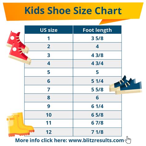 ᐅ Kids Shoe Size Chart: The Easy Way to Find the Right Size!