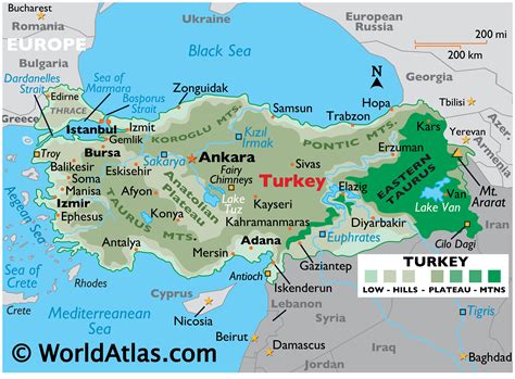 Turkey Maps & Facts - World Atlas