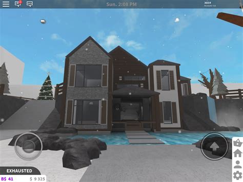 Aesthetic Houses In Bloxburg 2 Story : One floor modern house bloxburg ...