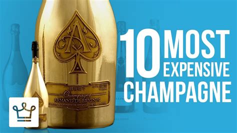 Top 10 Most Expensive Champagnes In The World - YouTube