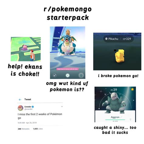 Pokemon GO Starterpack : r/starterpacks