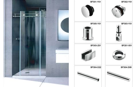 Customized Sliding Glass Shower Door Hardware for Decoration - China ...