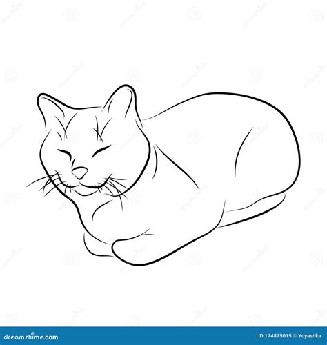 Cat Laying Down Sketch : Cat Lying Down Lineart By Calogins On ...