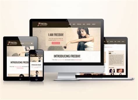 Freebix - Free Responsive HTML Template | Anariel Design