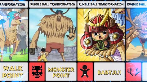 All Chopper Forms In One Piece | Rumble Ball Transformations - YouTube