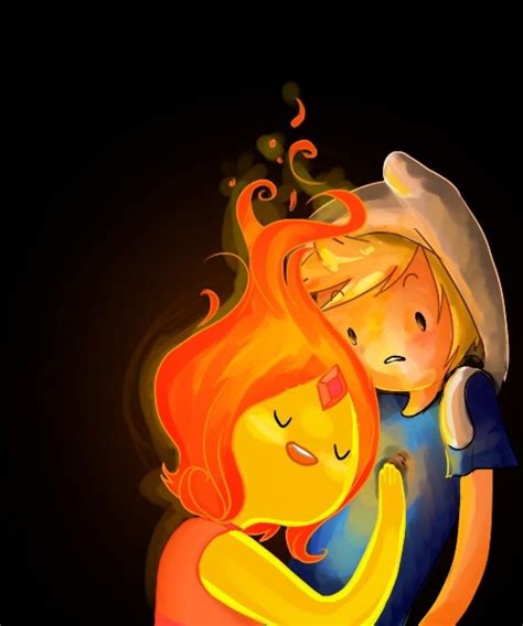 Finn and Flame Princess - Adventure Time Couples Fan Art (34654190 ...