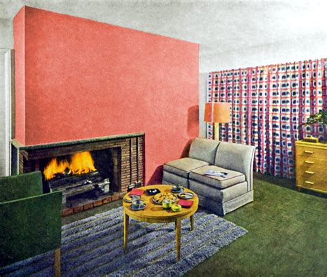 1950s Living Room Colors