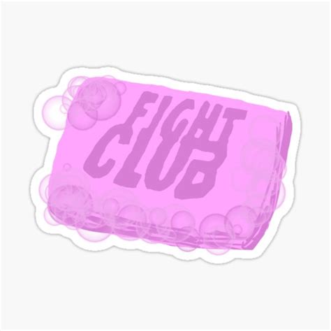 "fight club soap" Sticker for Sale by TheBoyTeacher | Redbubble