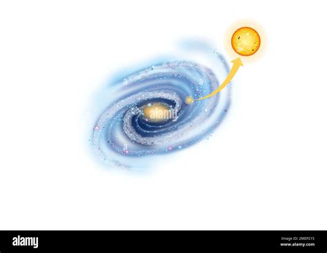 Milky way galaxy diagram Cut Out Stock Images & Pictures - Alamy