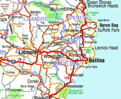 Lismore Map