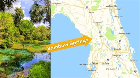 Map of Rainbow Springs State Park Florida - 2TravelDads