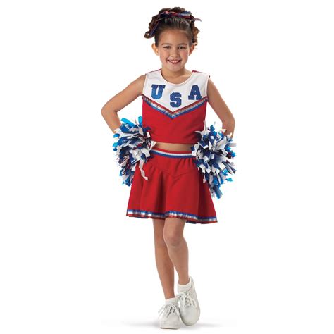 Costume King® Patriotic Cheerleader School Sport Pom Poms Book Week ...