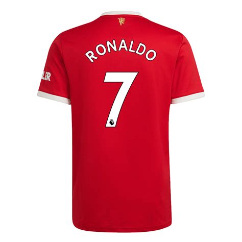 Manchester United Jersey Custom Home RONALDO #7 Soccer Jersey 2021/22