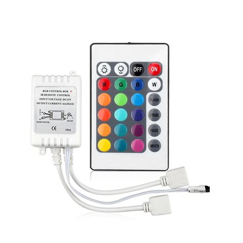 RGB LED Strip Light Remote Control DC 12V Controller For LED Light ...