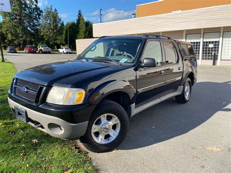 2003 FORD EXPLORER SPORT TRAC XLT, PICKUP, BLACK, GAS, AUTOMATIC ...