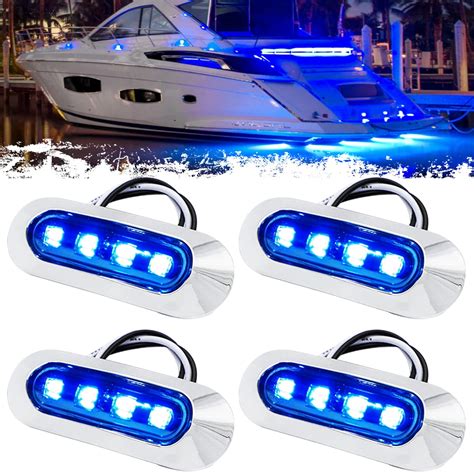 Buy PSEQT 3.8'' Waterproof Boat Marine LED Lights Courtesy Interior ...