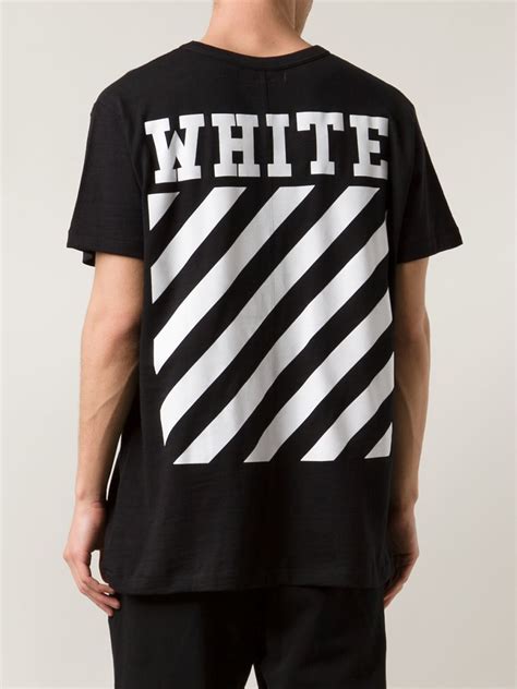 Lyst - Off-White C/O Virgil Abloh New Caravaggio Cotton T-shirt in ...