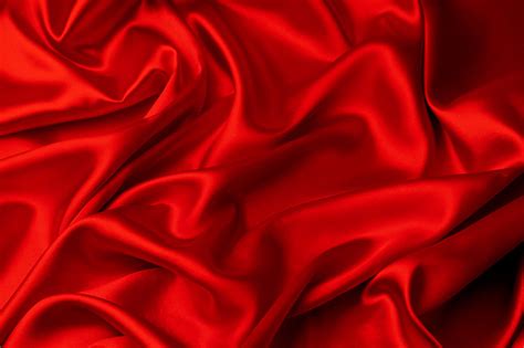 Red Silk Fabric Stock Photo - Download Image Now - iStock