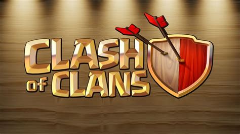 clash of clans logo wallpaper background 58486 | Clash of clans logo ...