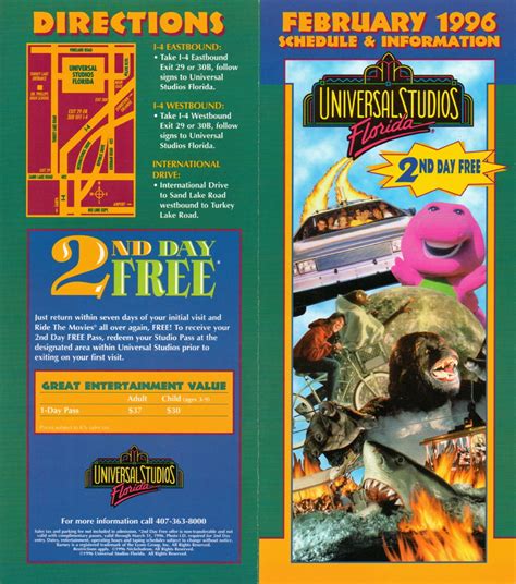 From The Vault: Universal Studios Florida 1996 Guide : Theme Park News ...