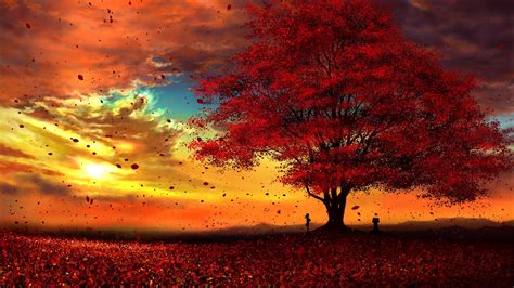 4k Scenery Sunset Anime Wallpapers - Wallpaper Cave