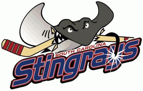 South Carolina Stingrays hockey logo from 2000-01 at Hockeydb.com in ...