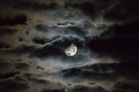 Free photo: Moon, Clouds, Night, Sky, Dark - Free Image on Pixabay ...