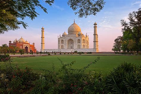 Taj Mahal Garden View • Travel Photography License & Prints For Sale