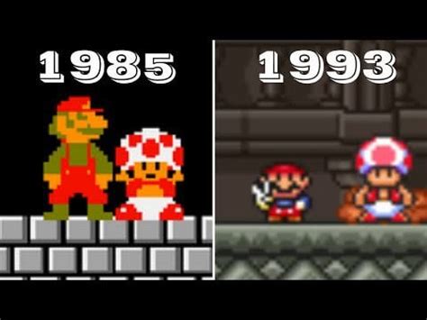 Super Mario Bros | NES vs SNES | Graphics Comparison : r/casualnintendo