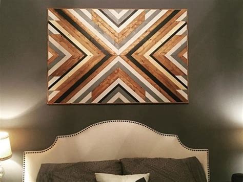 Geometric Wood Wall Art - Wood Dad