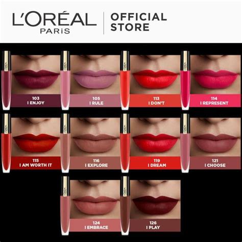 L'Oreal Paris Rouge Signature Matte Color Ink Lip Tint [Makeup, Matte ...