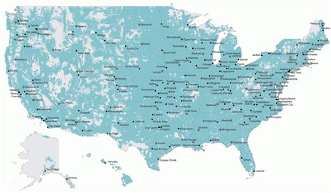 Cellular One Coverage Map Texas - Printable Maps