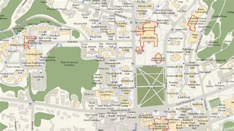 Dartmouth Campus Map