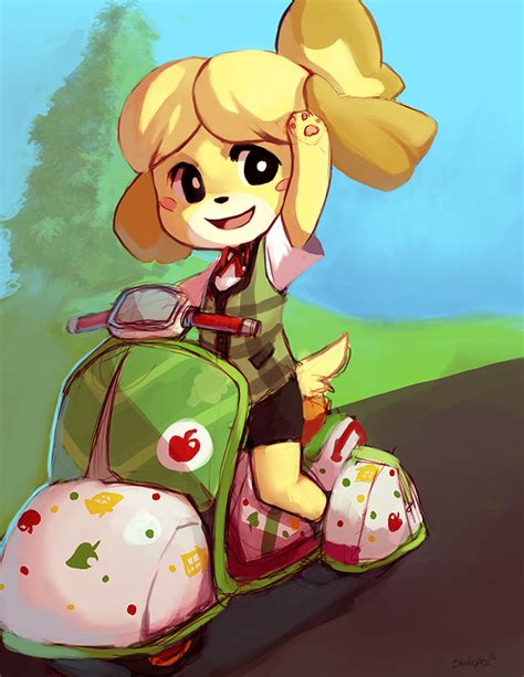 isabelle by bloodnspice d8r9tzu - Isabelle (Animal Crossing) Fan Art ...