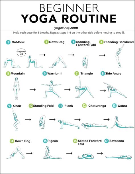 Printable Beginner Yoga Sequence