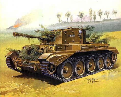 Photo Tanks Cromwell Painting Art Army