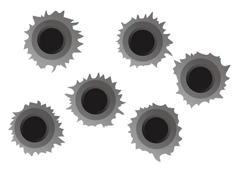 Bullet Holes PNG Images Transparent Free Download