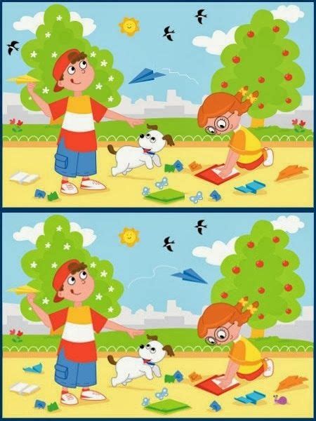 If you can find all the ten differences in the given pictures, you are ...