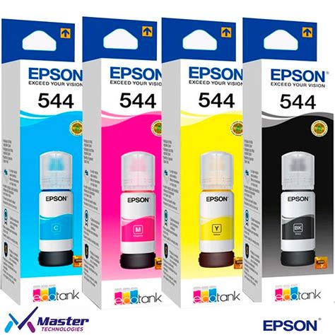 BOTELLA DE TINTA EPSON 544 YELLOW T544420 EPSON - mastertec.com