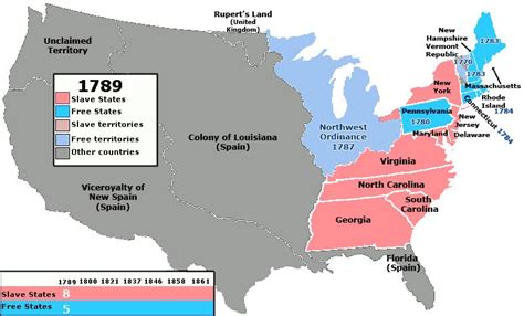 Three Fifths Compromise Map