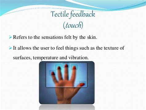 Haptic touch feedback technology ppt