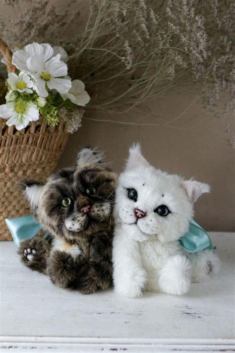 Wedding gift for couple, personalized cat, lovers stuffed animal, plush ...