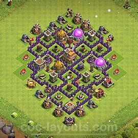 Clash Of Clans Level 7 Town Hall Defense Hybrid