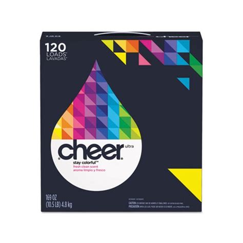 Cheer Powder Laundry Detergent, Fresh Clean Scent, 169oz Box - PGC84929