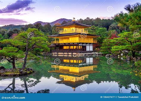 Top Of Kinkakuji Temple, The Golden Pavilion Royalty-Free Stock Image ...