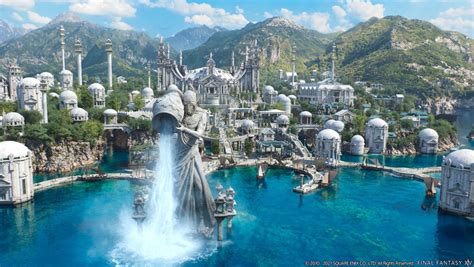 Old Sharlayan CG Art from Final Fantasy XIV: Endwalker in 2021 | Final ...