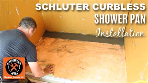 Curbless Shower Pan Installation: Schluter Curbless Shower (Part 3 ...