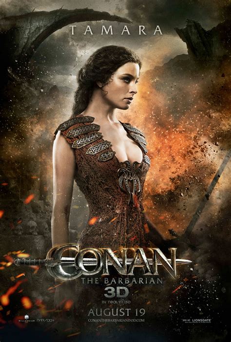 PHOTO Rachel Nichols as Tamara “Conan the Barbarian” character poster ...